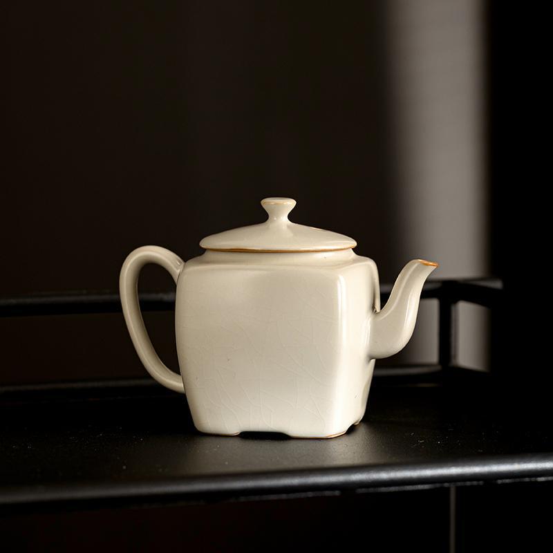 Hand-Painted Teapot Teapot High-End Single Pot Kung Fu Tea Set 17