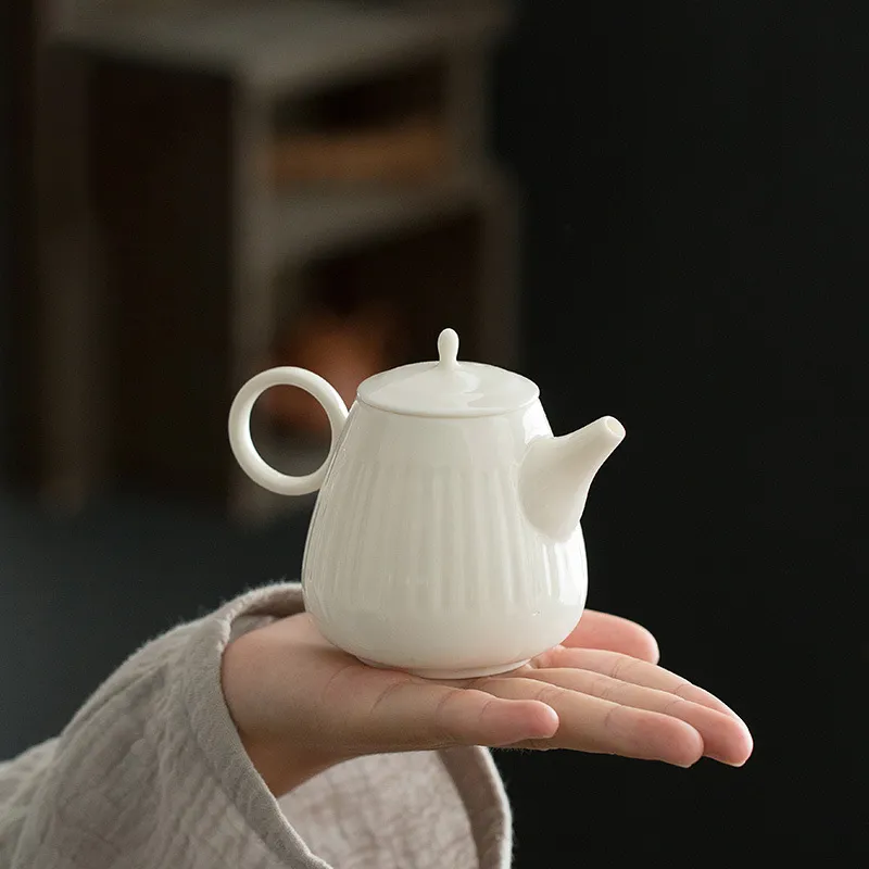 Hand-Painted Teapot Teapot High-End Single Pot Kung Fu Tea Set 20