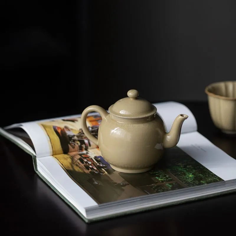 Hand-Painted Teapot Teapot High-End Single Pot Kung Fu Tea Set 22