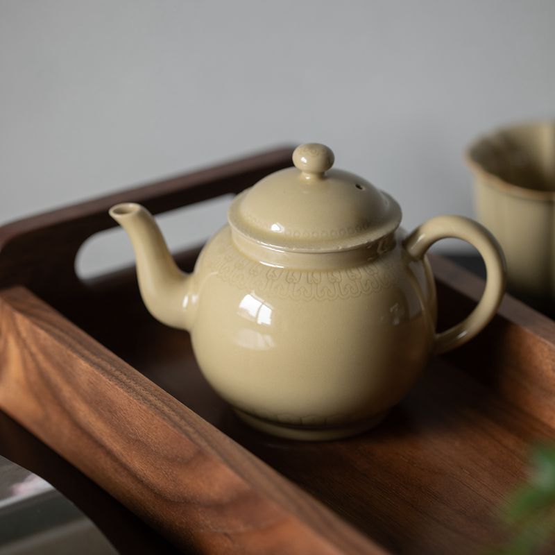 Hand-Painted Teapot Teapot High-End Single Pot Kung Fu Tea Set 22