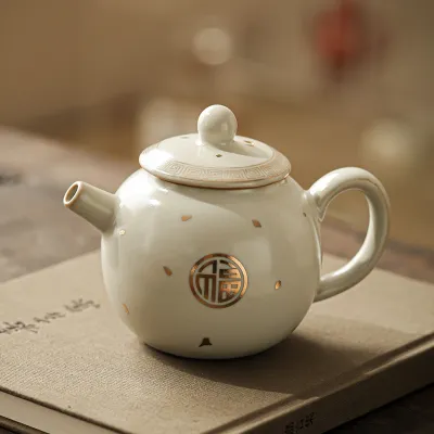 Hand-Painted Teapot Teapot High-End Single Pot Kung Fu Tea Set 2 02
