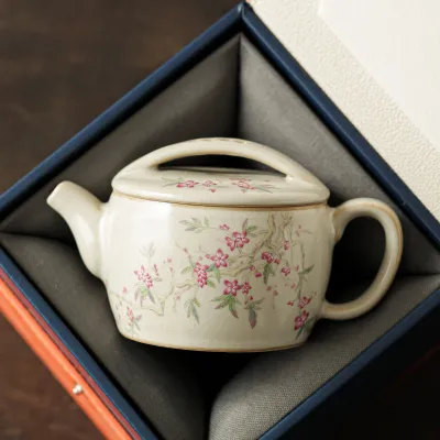 Hand-Painted Teapot Teapot High-End Single Pot Kung Fu Tea Set 3 01