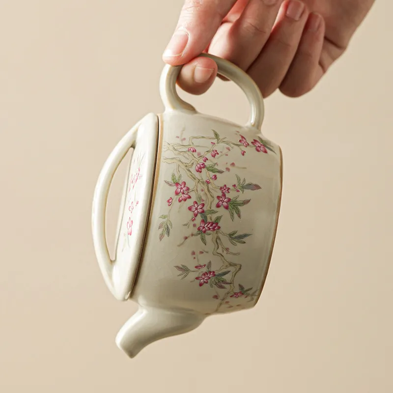 Hand-Painted Teapot Teapot High-End Single Pot Kung Fu Tea Set 3