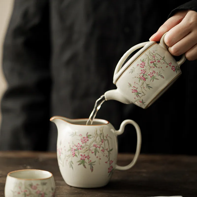 Hand-Painted Teapot Teapot High-End Single Pot Kung Fu Tea Set 3