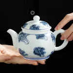 Hand-Painted Teapot Teapot High-End Single Pot Kung Fu Tea Set 4