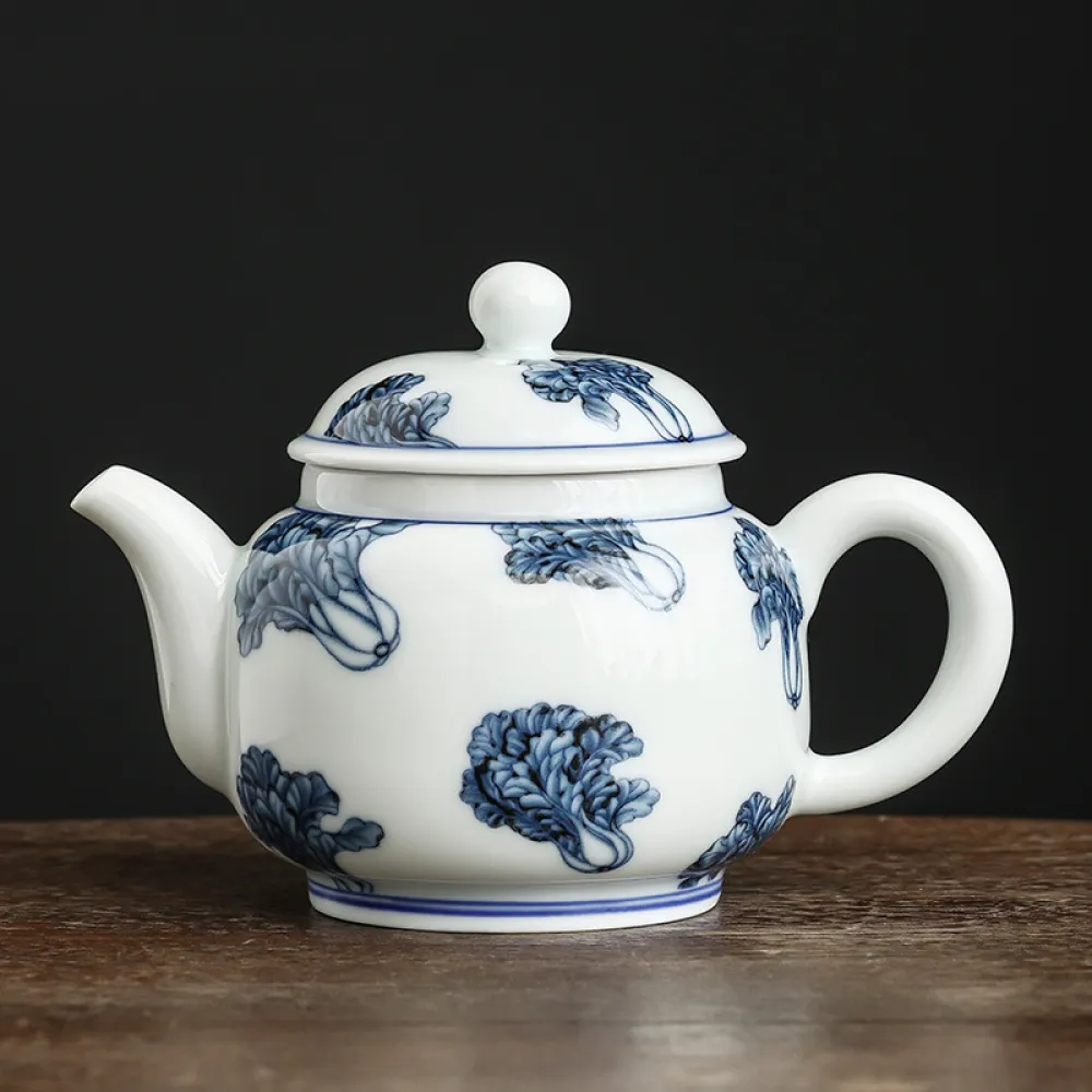 Hand-Painted Teapot Teapot High-End Single Pot Kung Fu Tea Set 4