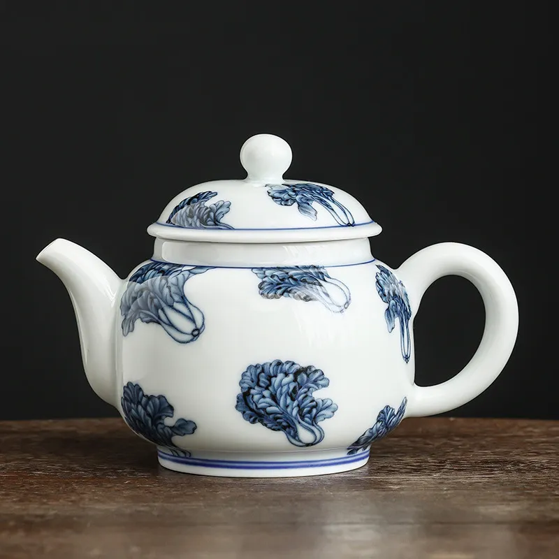 Hand-Painted Teapot Teapot High-End Single Pot Kung Fu Tea Set 4