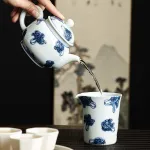 Hand-Painted Teapot Teapot High-End Single Pot Kung Fu Tea Set 4