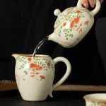 Hand-Painted Teapot Teapot High-End Single Pot Kung Fu Tea Set 5