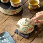 Hand-Painted Teapot Teapot High-End Single Pot Kung Fu Tea Set 5