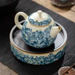 Hand-Painted Teapot Teapot High-End Single Pot Kung Fu Tea Set 6