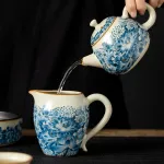 Hand-Painted Teapot Teapot High-End Single Pot Kung Fu Tea Set 6