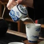 Hand-Painted Teapot Teapot High-End Single Pot Kung Fu Tea Set 7