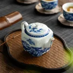 Hand-Painted Teapot Teapot High-End Single Pot Kung Fu Tea Set 7