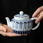 Hand-Painted Teapot Teapot High-End Single Pot Kung Fu Tea Set 8