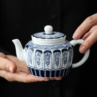 Hand-Painted Teapot Teapot High-End Single Pot Kung Fu Tea Set 8 02