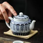 Hand-Painted Teapot Teapot High-End Single Pot Kung Fu Tea Set 8