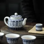 Hand-Painted Teapot Teapot High-End Single Pot Kung Fu Tea Set 8