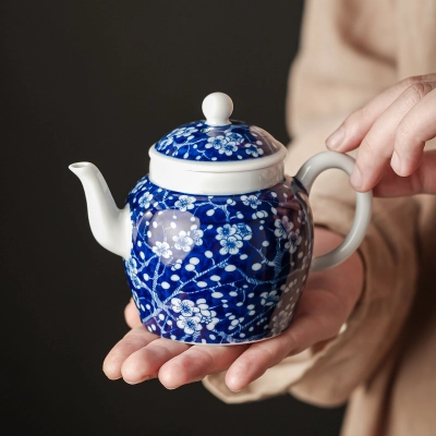 Hand-Painted Teapot Teapot High-End Single Pot Kung Fu Tea Set 9 02