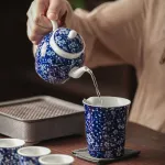 Hand-Painted Teapot Teapot High-End Single Pot Kung Fu Tea Set 9