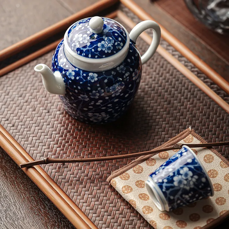 Hand-Painted Teapot Teapot High-End Single Pot Kung Fu Tea Set 9