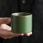 Single Ceramic Ru Kiln Kung Fu Tea Cup 12
