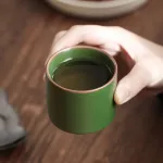 Single Ceramic Ru Kiln Kung Fu Tea Cup 12