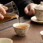 Single Ceramic Ru Kiln Kung Fu Tea Cup 14