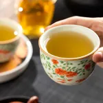 Single Ceramic Ru Kiln Kung Fu Tea Cup 15