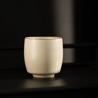 Single Ceramic Ru Kiln Kung Fu Tea Cup 16 02