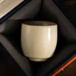Single Ceramic Ru Kiln Kung Fu Tea Cup 16