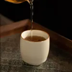 Single Ceramic Ru Kiln Kung Fu Tea Cup 16