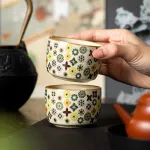 Single Ceramic Ru Kiln Kung Fu Tea Cup 17