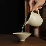 Single Ceramic Ru Kiln Kung Fu Tea Cup 18