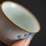 Single Ceramic Ru Kiln Kung Fu Tea Cup 20