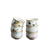 Single Ceramic Ru Kiln Kung Fu Tea Cup 20