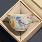 Single Ceramic Ru Kiln Kung Fu Tea Cup 2