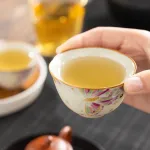 Single Ceramic Ru Kiln Kung Fu Tea Cup 3