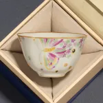 Single Ceramic Ru Kiln Kung Fu Tea Cup 3