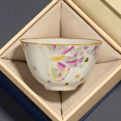 Single Ceramic Ru Kiln Kung Fu Tea Cup 3 01