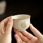 Single Ceramic Ru Kiln Kung Fu Tea Cup 5