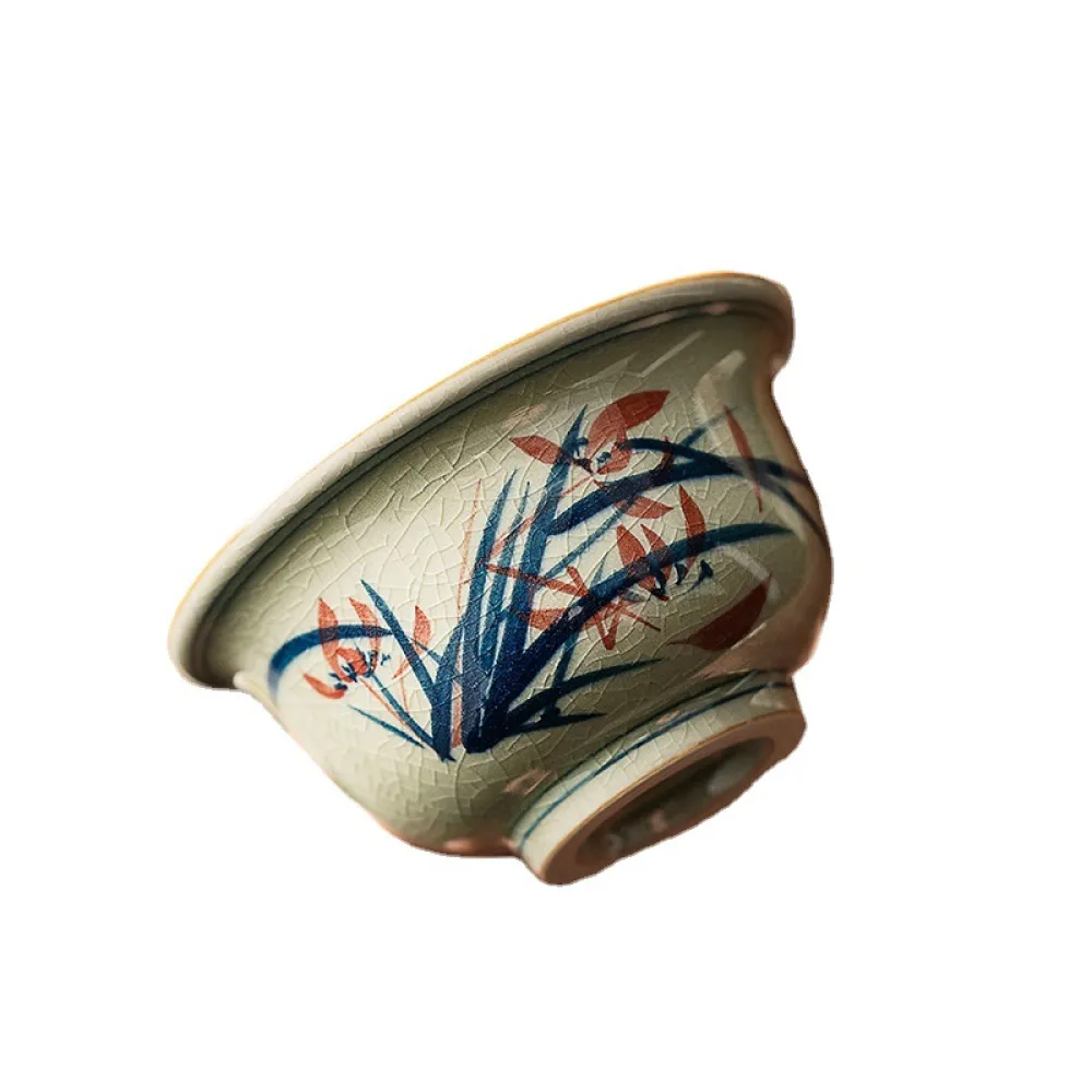 Single Ceramic Ru Kiln Kung Fu Tea Cup 6