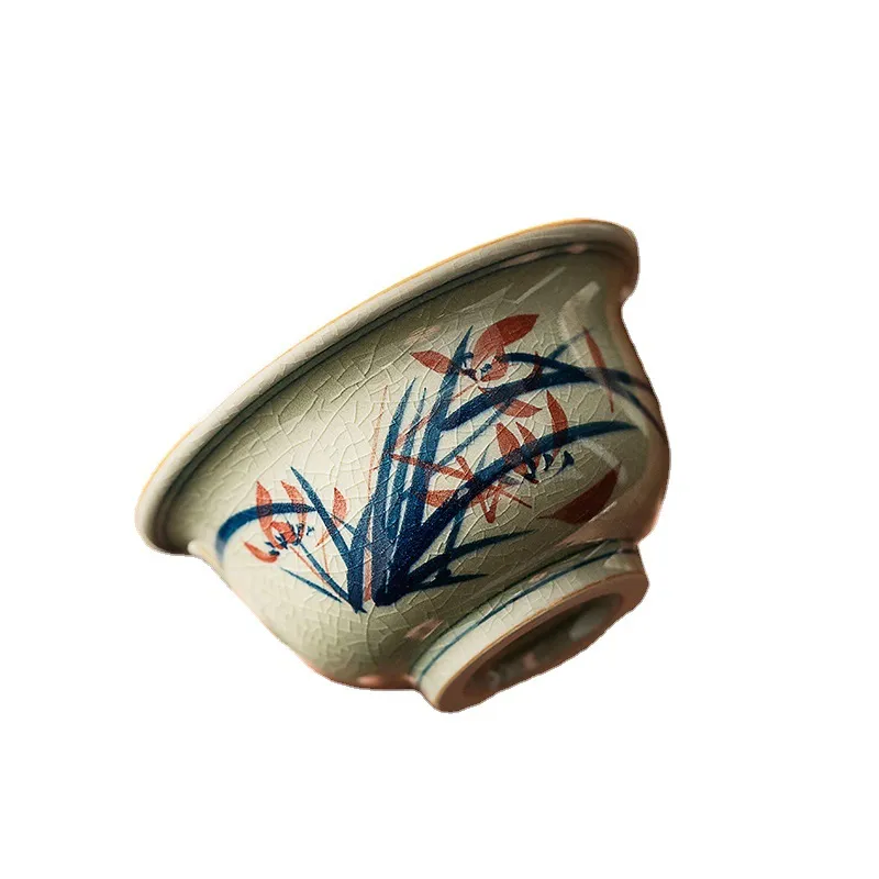 Single Ceramic Ru Kiln Kung Fu Tea Cup 6