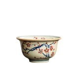 Single Ceramic Ru Kiln Kung Fu Tea Cup 7