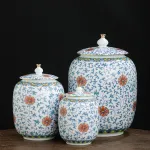 Blue And White Tea Jar Moisture-Proof Tea Storage Jar 1