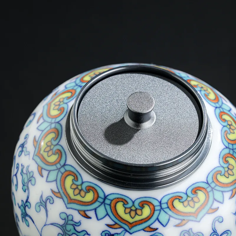 Blue And White Tea Jar Moisture-Proof Tea Storage Jar 2