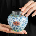 Blue And White Tea Jar Moisture-Proof Tea Storage Jar 4 
