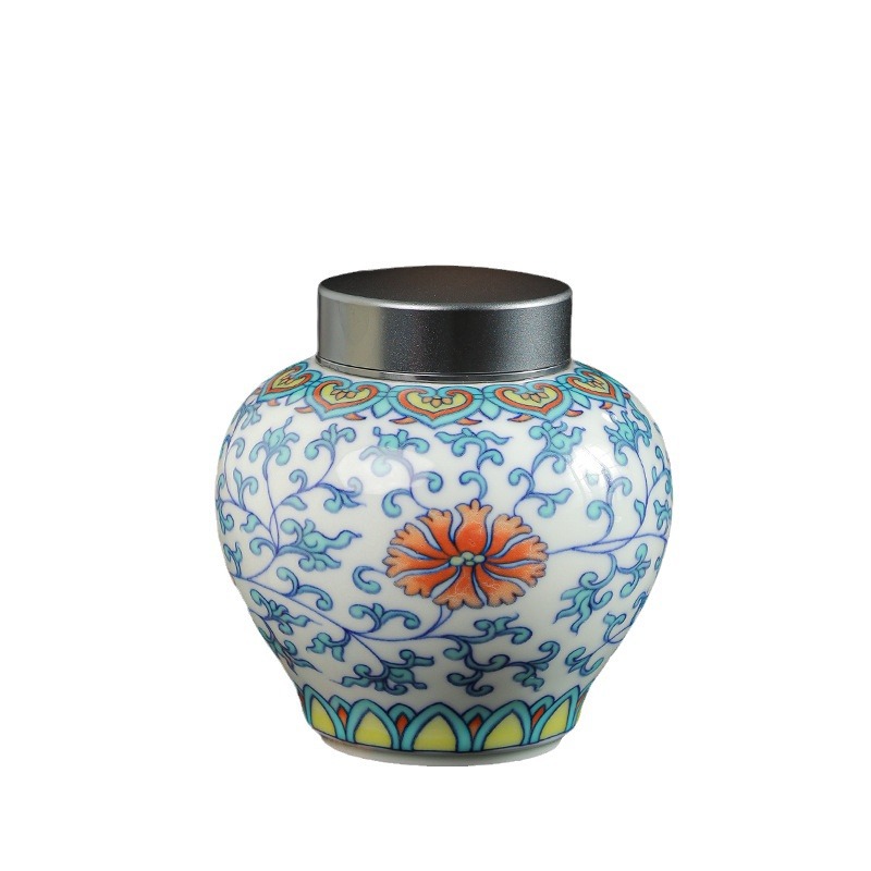 Blue And White Tea Jar Moisture-Proof Tea Storage Jar 4 