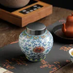 Blue And White Tea Jar Moisture-Proof Tea Storage Jar 4 