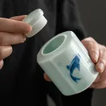 Blue And White Tea Jar Moisture-Proof Tea Storage Jar 5